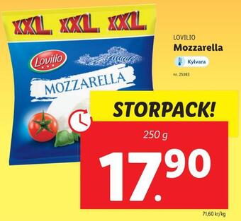 Lidl Mozzarella erbjuda