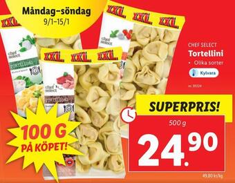 Lidl Tortellini erbjuda