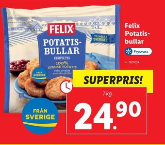 Lidl Felix potatisbullar erbjuda