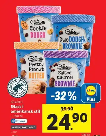 Lidl Glass i amerikansk stil erbjuda