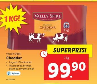 Lidl Cheddar erbjuda