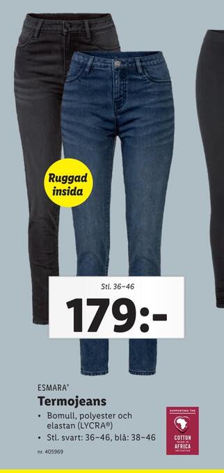 Lidl Termojeans erbjuda