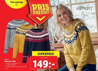 Lidl Stickad tröja erbjuda