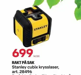 Stanley Cubix krysslaser Rakt På Sak