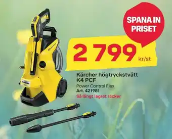 Kärcher högtryckstvätt K4 PCF