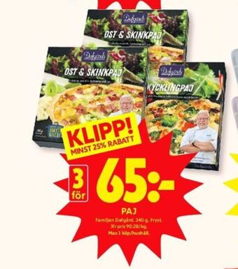 ICA Kvantum Dafgårds matpajer erbjuda