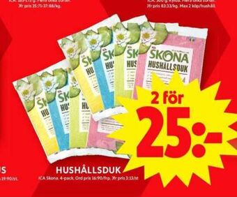 ICA Maxi Skona hushållsduk erbjuda