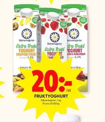 ICA Kvantum Skånemejerier yoghurt erbjuda