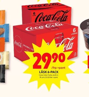 ICA Kvantum Coca cola läskedryck erbjuda