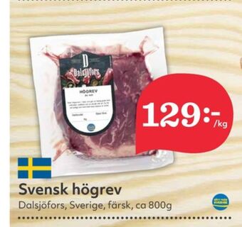 Hemköp Dalsjöfors högrev erbjuda
