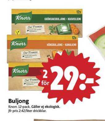 ICA Nära Knorr buljongtärningar erbjuda