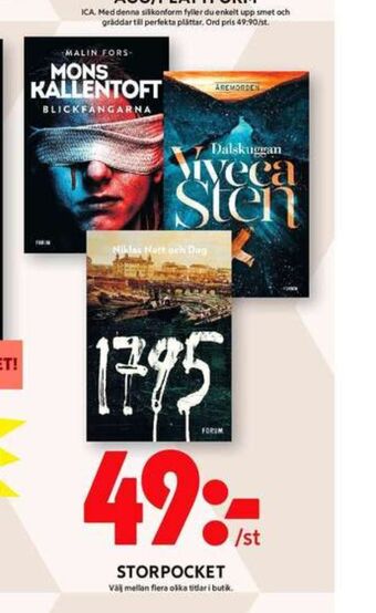 ICA Maxi Ica böcker erbjuda