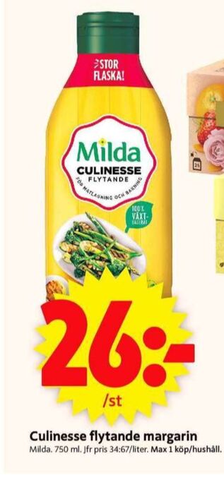ICA Supermarket Culinesse margarin flytande erbjuda