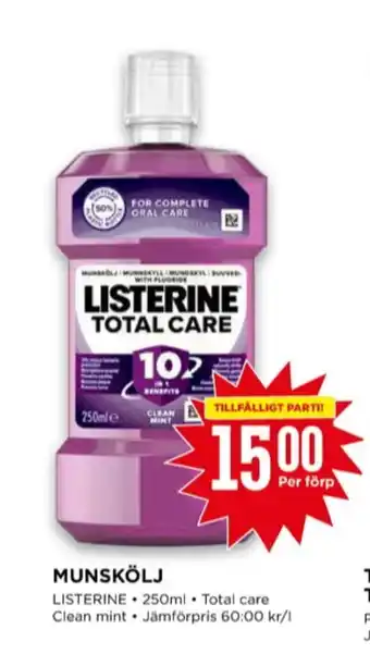 Listerine munskölj