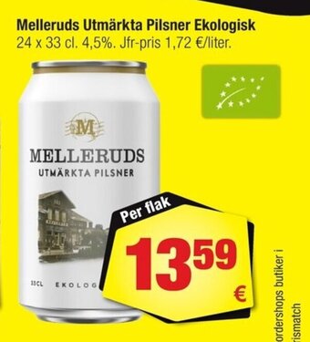 Calle Melleruds Utmärkta Pilsner Ekologisk erbjuda