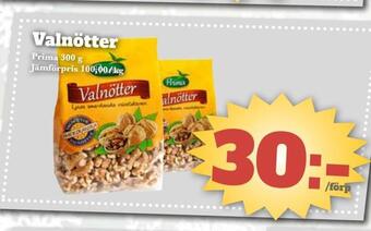 Bonum Matmarknad Valnötter erbjuda
