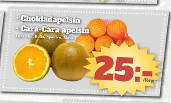 Chokladapelsin • cara-cara apelsin