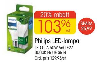 EKO Philips led-lampa erbjuda
