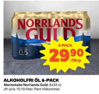 Coop Daglivs Alkoholfri öl 6-pack erbjuda