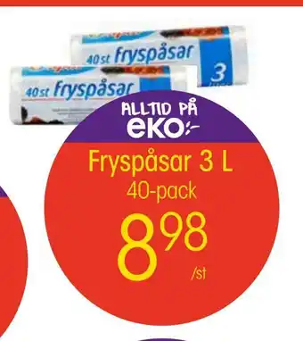 EKO Fryspåsar 3 l erbjuda