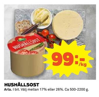 Coop Daglivs Hushållsost erbjuda