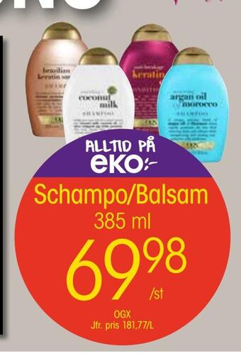 EKO Schampo/balsam erbjuda