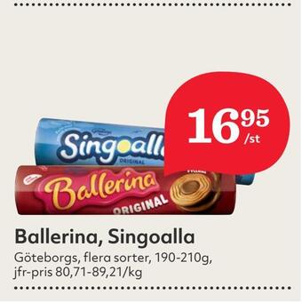 Hemköp Ballerina, singoalla erbjuda