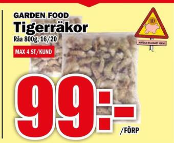 Matdax Tigerräkor erbjuda