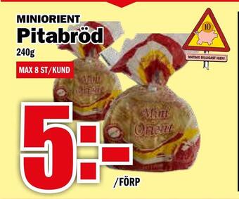 Matdax Pitabröd erbjuda