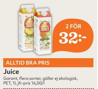 Hemköp Juice erbjuda