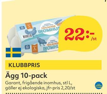 Hemköp Ägg 10-pack erbjuda