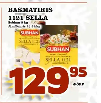 Matvärlden Tensta Basmatiris 1121 sella erbjuda