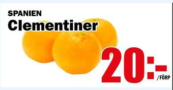 Matdax Clementiner erbjuda