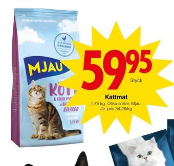 Matöppet Kattmat erbjuda