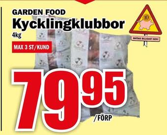Matdax Kycklingklubbor erbjuda