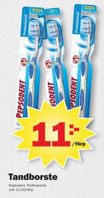Pekås Tandborste erbjuda