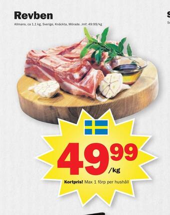 Pekås Revben erbjuda