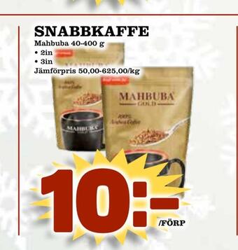 Matvärlden Tensta Snabbkaffe erbjuda