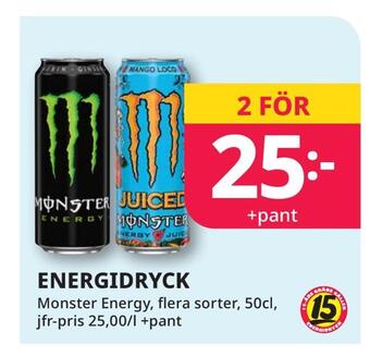 Tempo Energidryck erbjuda