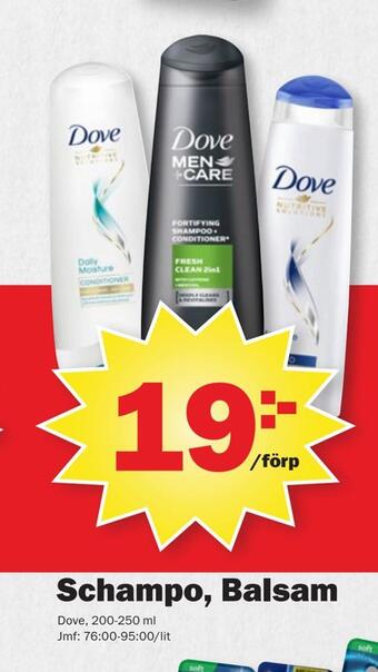 Pekås Schampo, balsam erbjuda