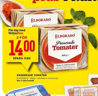 Willys Passerade tomater erbjuda
