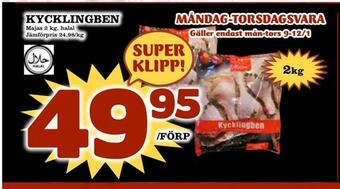 Nya Pulsen Kycklingben erbjuda