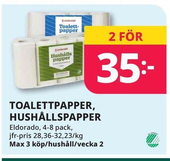 Tempo Toalettpapper, hushållspapper erbjuda