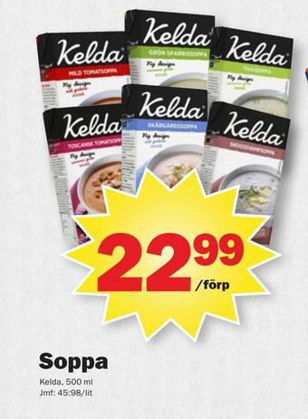 Pekås Soppa erbjuda