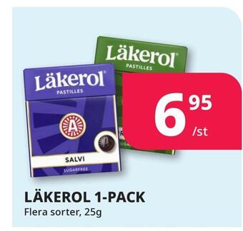 Tempo Läkerol 1-pack erbjuda