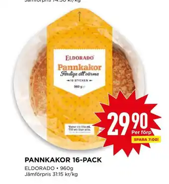 Willys Pannkakor 16-pack erbjuda