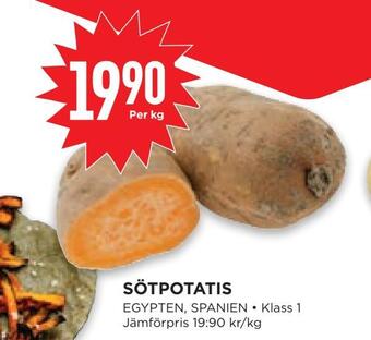 Willys Hemma Sötpotatis erbjuda