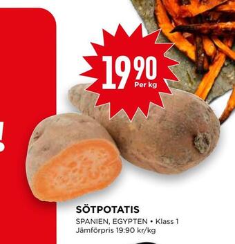 Willys Sötpotatis erbjuda