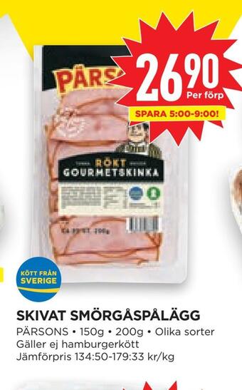 Willys Hemma Skivat smörgåspålägg erbjuda