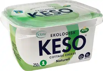 Keso naturell eko/krav 4%
